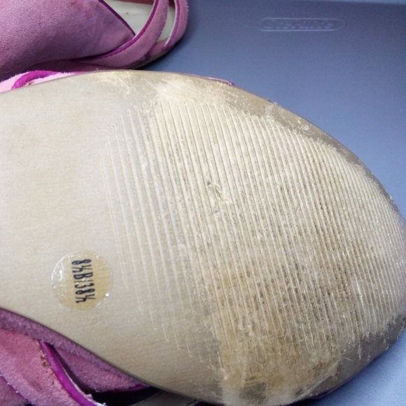 Sole Society Pink Danna Suede Wedges - Picture 10 of 11